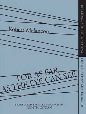cover image of For As Far as the Eye Can See